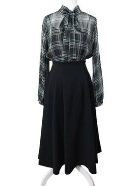 Snidel Bow Tie Blouse Combination Dress